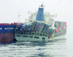 Naufrage du Sea Diamond :  Cr�dit photo Flickr