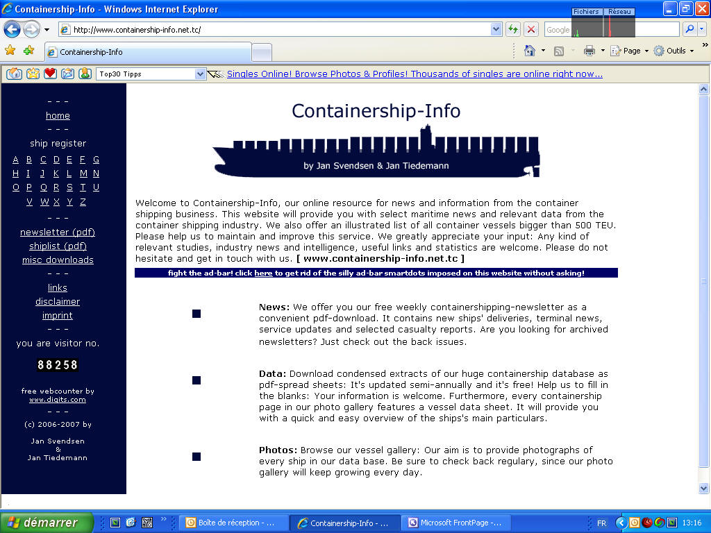 Container Ship Info